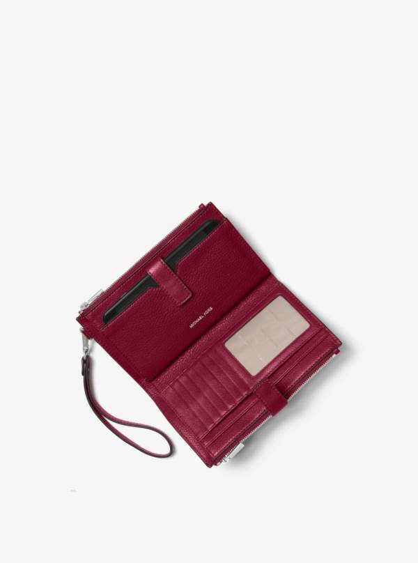 Damske Penazenky Michael Kors Adele Leather Smartphone Červené - Doplnky Michael Kors Outlet | JHYXR-7326